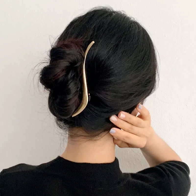 S-shaped Metal Hair Clip